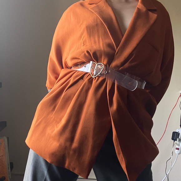 Orange Forever 21 Blazer - Picture 4 of 4